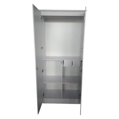 Melamine 6x3 Cupboard With Mirror only Wardrobe ( H-68 ,L-32 ,W-14 ,inch) - Image 2