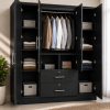 Melamine 6x5 - 4 Door Cupboard - 5 years warranty