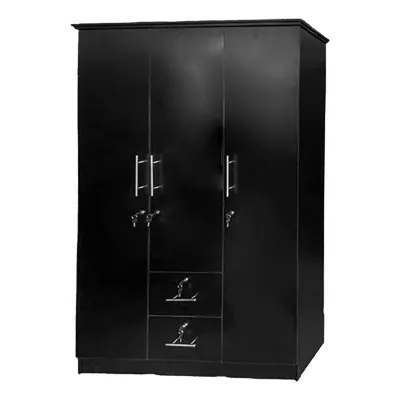 Melamine 3 Door - Tow Looker Only – 6×4 Cupboard ( white) – 5 Years Warranty (47 inch 71 inch 16 inch ) - Image 2