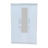 Melamine 3 Door Mirror Only – 6×4 Cupboard – 5 Years Warranty (47 inch 71 inch 16 inch )