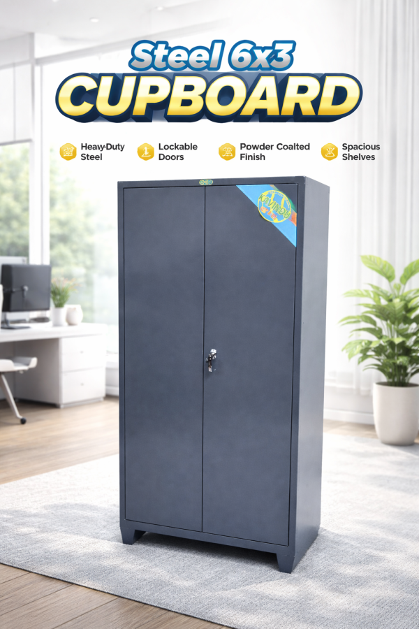 ChatGPT Image Feb 20, 2026, 04_49_22 PM Steel 6x3 Cupboard (Solid Door Model)