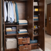 Melamine 3 Door - Tow Looker Only – 6×4 Cupboard ( Brown) – 5 Years Warranty (47 inch 71 inch 16 inch )