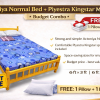 🛏️ Actoniya Normal Bed + Piyestra Kingstar Mattress (Budget Combo)  FREE: 1 Pillow + 1 Bedsheet