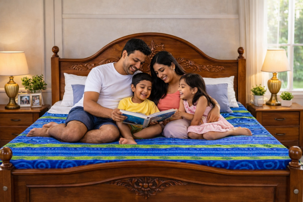 ChatGPT Image Feb 23, 2026, 12_17_46 PM 🛏️ Teak Arch Bed + Piyestra Kingstar Mattress (Combo Offer) FREE: 2 Pillows + 1 Bedsheet