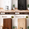Melamine 3 Door - Tow Looker Only – 6×4 Cupboard ( Brown) – 5 Years Warranty (47 inch 71 inch 16 inch )