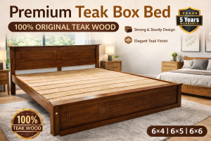 Teak Box Bed