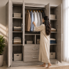 Melamine 6x5 - 4 Door Cupboard - 5 years warranty