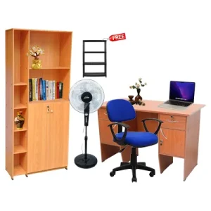 Premium Office & Study Furniture Set – Book Rack, Writing Table & More