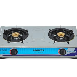 Innovex Stainless Steel Two Burner Gas Stove