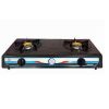 Kawashi Gas Cooker Double Burner-1 year warranty- black nonstick top