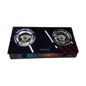 Taiko 2 Burner Glass Top Gas Cooker