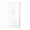 Melamine 2 Door  Full Set Cupboard (6x3) – No Mirror - 5 years warranty