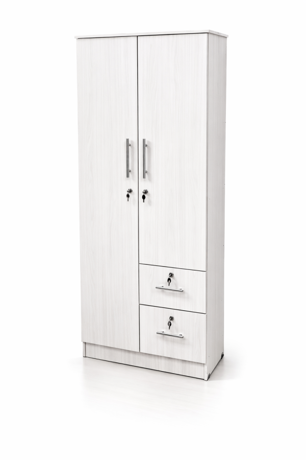 Melamine 2 Door  Full Set Cupboard (6x3) – No Mirror - 5 years warranty