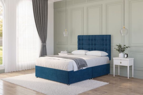 bliss-divan-bed Premium Luxury Divan Bed with Elegant Upholstered Headboard - Only Beds