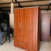 01 Original Melamine Long Drawer 3 Door Cupboard