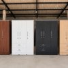 06 Original Melamine Long Drawer 3 Door Cupboard