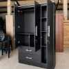 08 Original Melamine Long Drawer 3 Door Cupboard