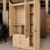 10 Original Melamine Long Drawer 3 Door Cupboard