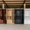 12 Original Melamine Long Drawer 3 Door Cupboard