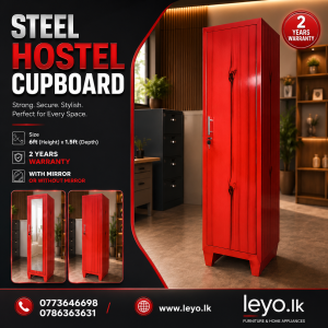Steel hostel cupboard - 2 years warranty