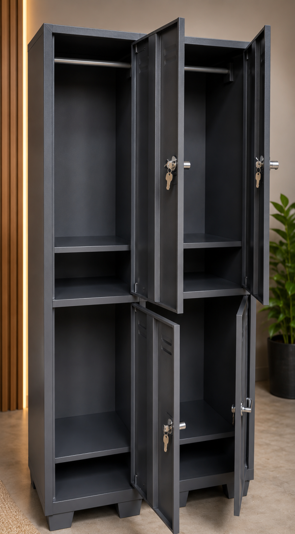 2 Door Steel Locker Cupboard