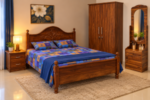 01 Classic Wooden Bedroom Set