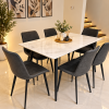55x32 -6 chir Leyo Elegance 6-Seater Dining Set