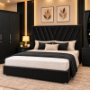 black ss Leyo Royal Elegance Bedroom Set